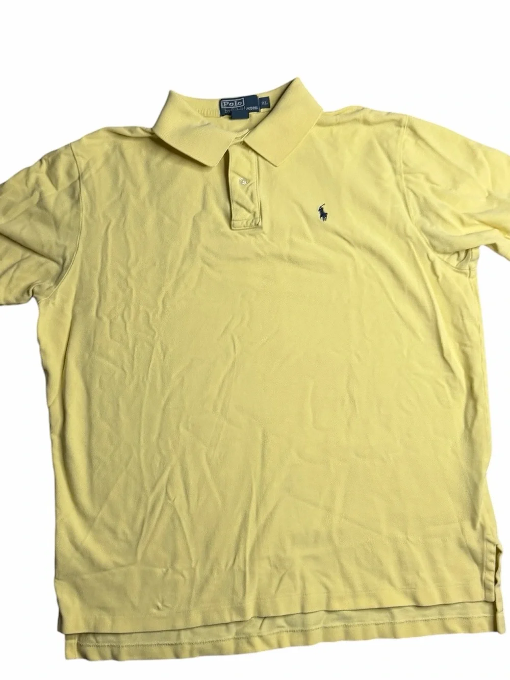 Polo Ralph‎ Lauren Men’s Yellow Polo Shirt Size XL
